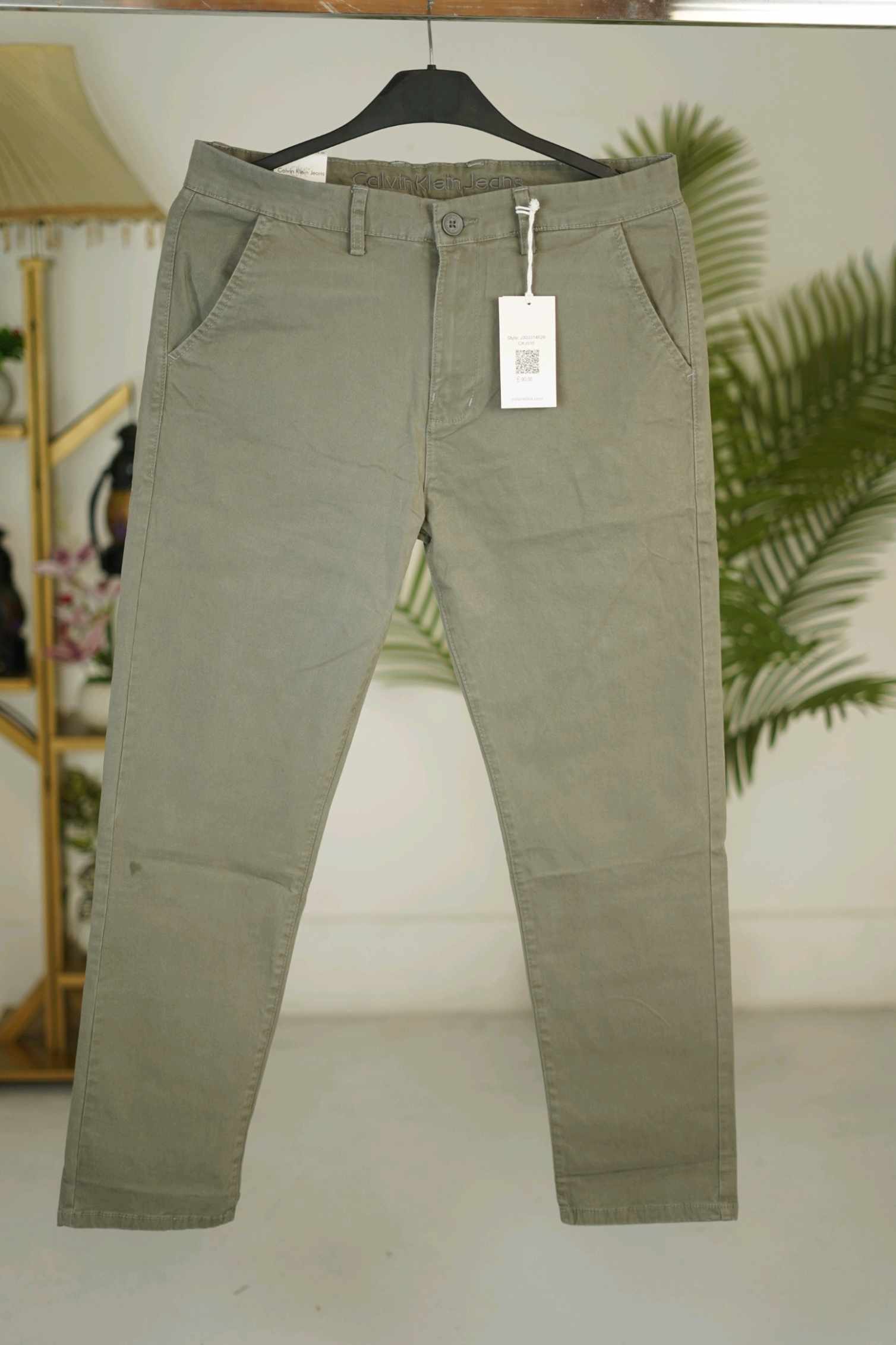 Premium Export Gabardine Pant(Olive Grey)